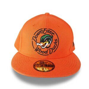 New Era 59Fifty Down East‎ Wood Ducks Fitted Baseball Hat 7 1/2 Minor League